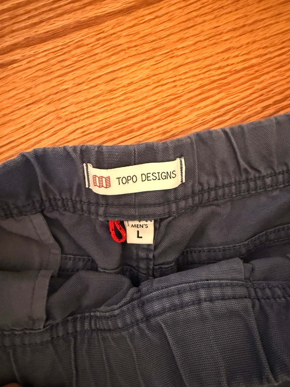 Topo Designs Dirt Shorts - Blue Size Large - Picture 4 of 6